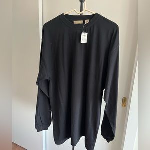 NWT East Island Black cotton long sleeves Men's T Shirt by Bloomingdale's XL